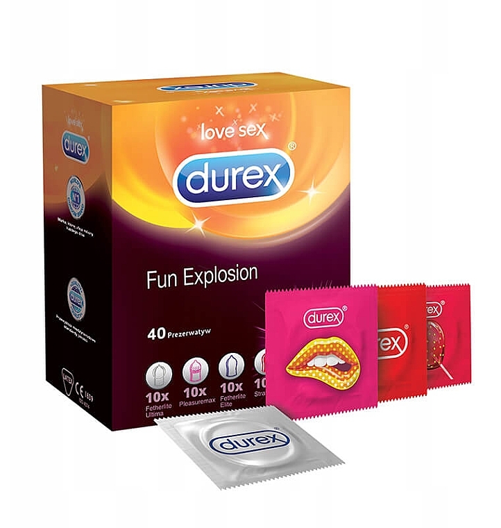 Set - Durex Fun Explosion (4x10pcs) — photo N1