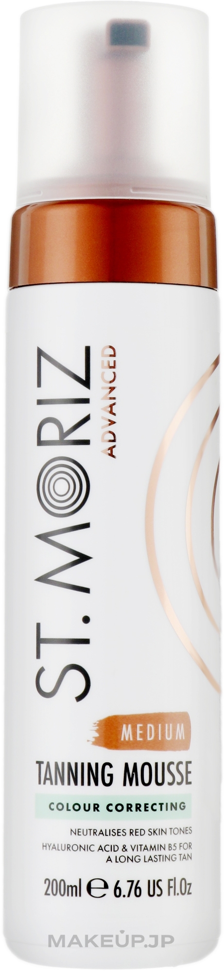 Self-tanning Correction Mousse, Medium - St. Moriz Advanced Colour Correcting Tanning Mousse Medium — photo 200 ml