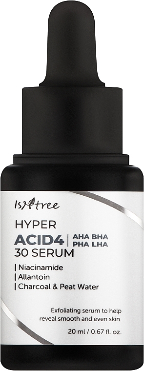 Acid-Based Peeling Serum - ISNtree Hyper Acid 4 AHA BHA PHA LHA 30 Serum — photo N1