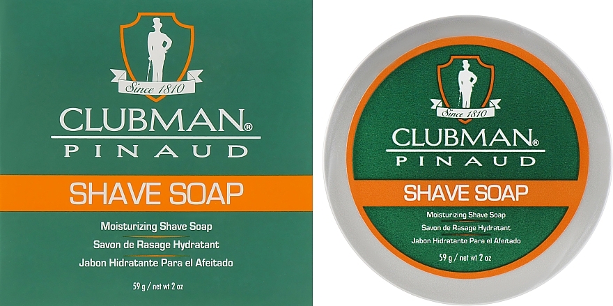 Natural Shave Soap - Clubman Pinaud Shave Soap — photo N1