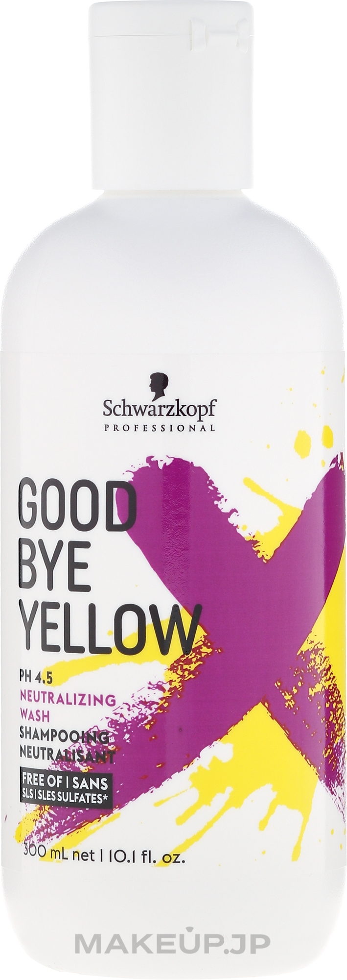 Sulfate-Free Anti-Yellow Shampoo - Schwarzkopf Professional Goodbye Yellow Neutralizing Shampoo — photo 300 ml