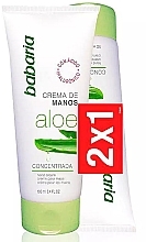 Fragrances, Perfumes, Cosmetics Set - Babaria Aloe Vera Hand Cream Set (h/cr/2x100ml)