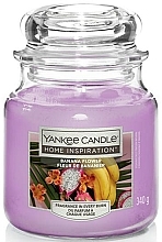 Fragrances, Perfumes, Cosmetics Scented Candle in Jar - Yankee Candle Home Inspiration Banana Flower