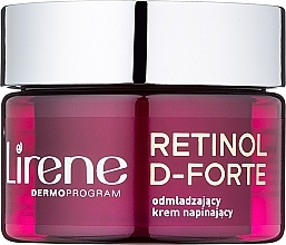 Fragrances, Perfumes, Cosmetics Rejuveanting Facial Day Cream - Lirene Retinol D-Forte Rejuvenating Day Cream For Skin Tightening 60+