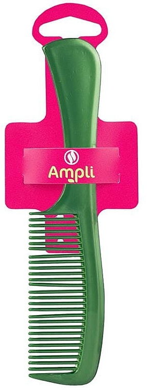 Hair Comb, green, 20.5cm - Ampli — photo N1