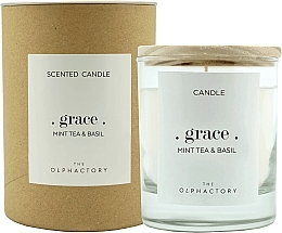 Mint & Basil Scented Candle - Ambientair The Olphactory Grace Mint Tea & Basil — photo N1