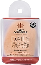 Fragrances, Perfumes, Cosmetics Face Konjac Sponge with Turmeric - Daily Concepts Daily Konjac Sponge Turmeric