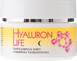 Face Cream - Bione Cosmetics Hyaluron Life Night Cream With Hyaluronic Acid — photo N2