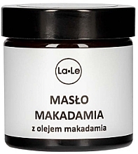 Macadamia Body Butter - La-Le Body Oil — photo N1