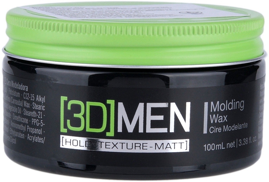 Hair Styling Wax - Schwarzkopf Professional 3D Mension Molding Wax — photo N1