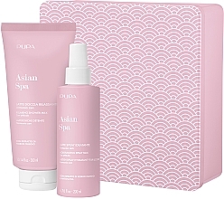 Fragrances, Perfumes, Cosmetics Set - Pupa Asian Spa Kit 2 2023 (sh/milk/300 ml + b/milk/spray/200 ml + box)