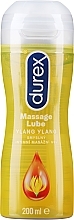 Ylang-Ylang Lubricant Gel with Massage Applicator, 200 ml - Durex Play Massage 2 in 1 Sensual — photo N2