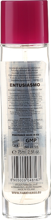Bi-Es Fabio Verso Entusiasmo - Deodorant Spray — photo N10