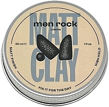 Strong Hold Matte Hair Clay - Men Rock Matt Clay High Hold Matt Finish — photo N5