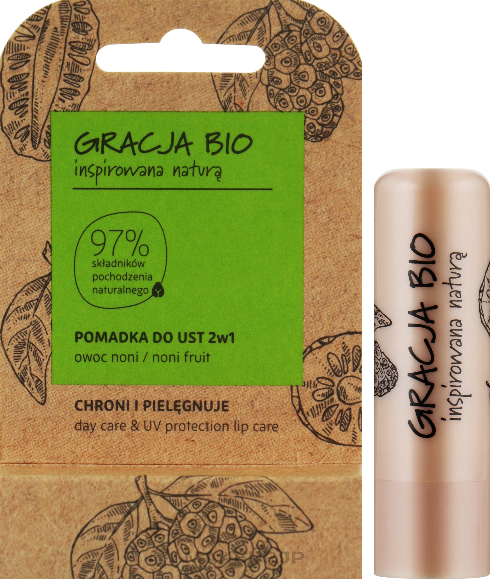 Lip Balm "Noni" - Gracja Bio — photo 5 g