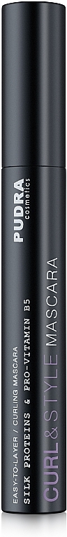 Curling Mascara - Pudra Cosmetics Curl & Style Mascara — photo N1