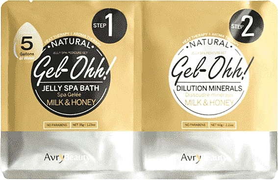 Foot Spa - Avry Beauty Gel-Ohh Jelly Spa Milk & Honey — photo N1