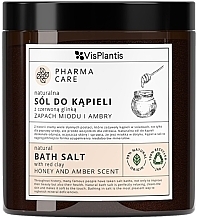 Fragrances, Perfumes, Cosmetics Bath Salt with White Clay 'Honey & Amber' - Vis Plantis Pharma Care Bath Salt Honey And Amber