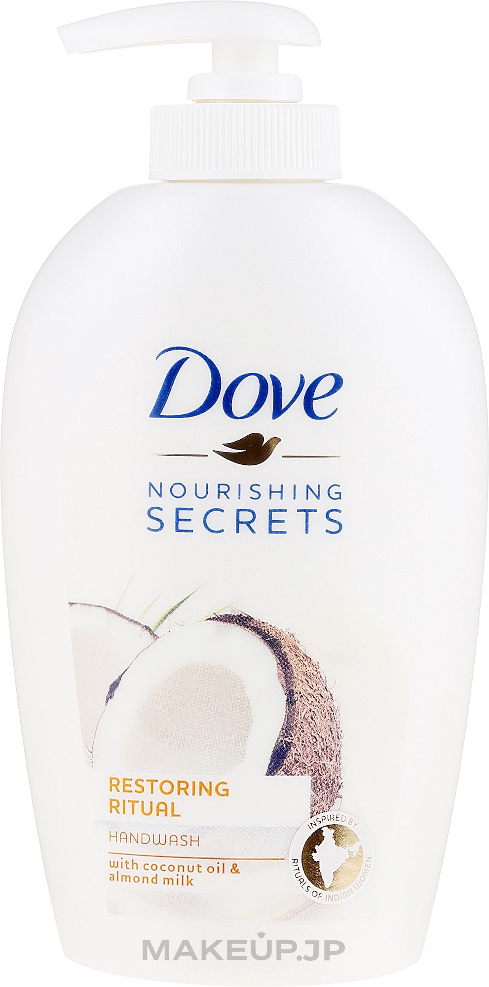 Hand Liquid Soap ‘Coconut Oil and Almond Milk’ - Dove Nourishing Secrets Restoring Ritual Hand Wash — photo 250 ml