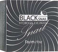 Fragrances, Perfumes, Cosmetics Black Snail Hydrogel Eye Patch - FarmStay Black Snail Hydrogel Eye Patch