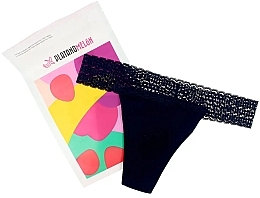 Menstrual Briefs, black - Platanomelon Kiwitas Tanga Encage Menstrual Briefs — photo N2