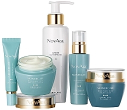 Fragrances, Perfumes, Cosmetics Set - Oriflame NovAge Skinergise Set (gel/150ml + eye/cr/15ml + ser/30ml + day/cr/50ml + /night/cr/50ml)