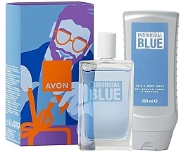 Avon Individual Blue For Him - Set (edt/100ml + sh/gel/250ml) — photo N1