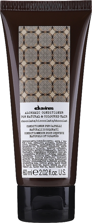 Conditioner for Natural & Colored Hair (chocolate) - Davines Alchemic Conditioner — photo N1