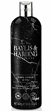 Fragrances, Perfumes, Cosmetics Shower Gel - Baylis & Harding Dark Amber & Fig Body Wash