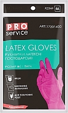 Fragrances, Perfumes, Cosmetics Household Latex Gloves, size M, pink - PRO service Professional