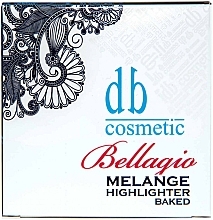 Baked Highlighter - Dark Blue Cosmetics Bellagio Bellagio Melange Baked — photo N1