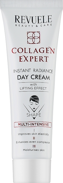 Facial Day Cream - Revuele Collagen Expert Instant Radiance Day Cream — photo N1