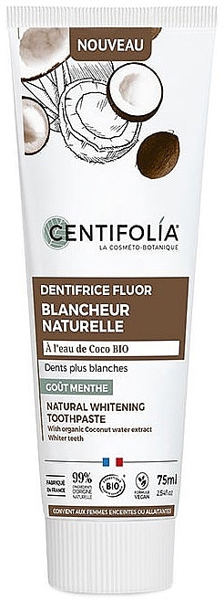 Natural Whitening Toothpaste - Centifolia Natural Whitening Toothpaste — photo N1