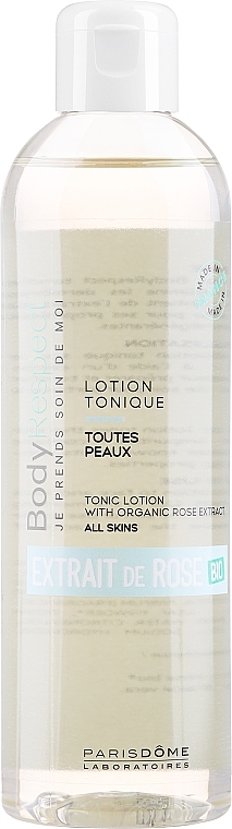 Toning Body Lotion with Organic Rose Extract - Body Respect Tonic Lotion With Organic Rose Extract — photo N1