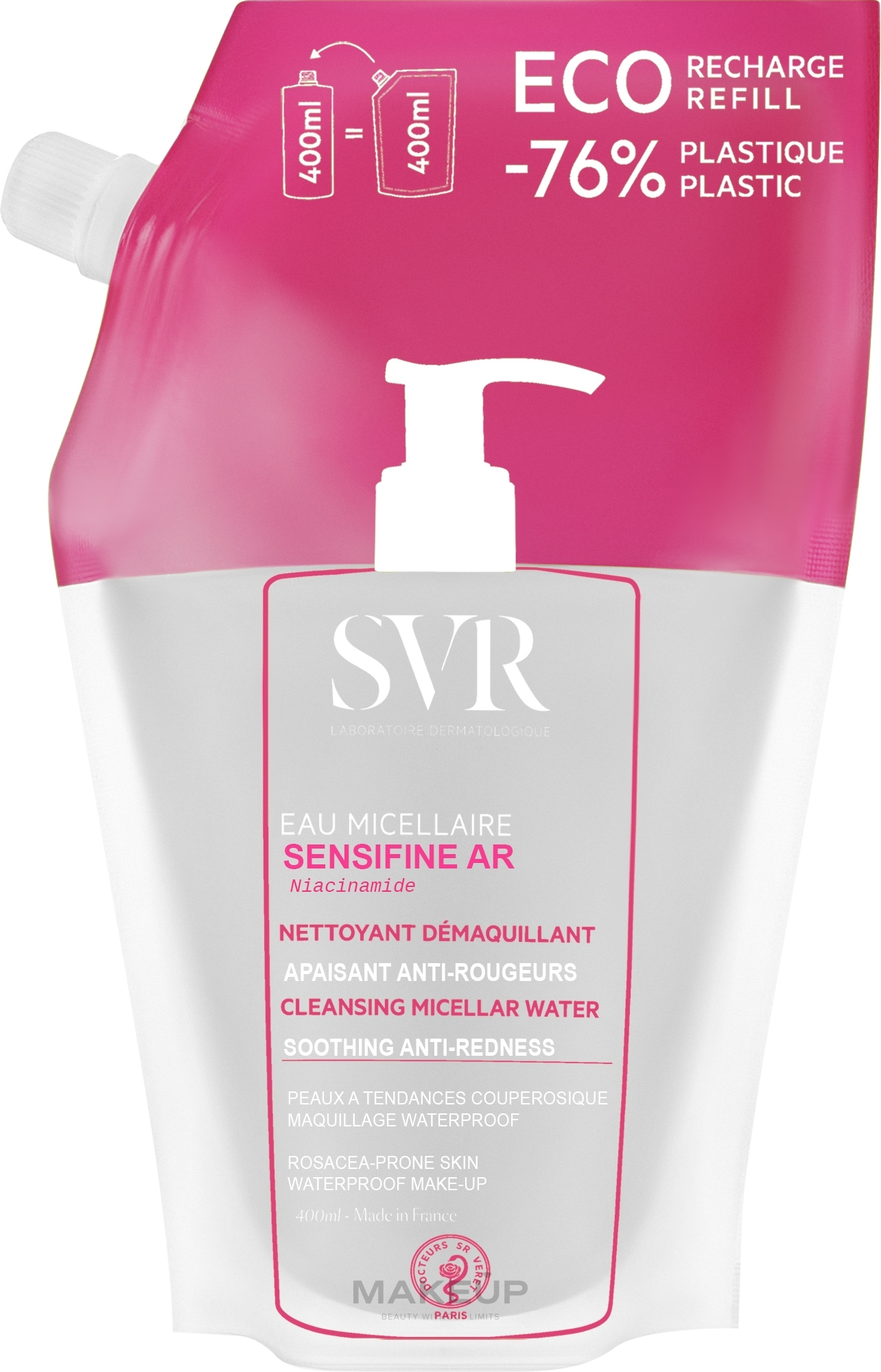 Micellar Water - SVR Sensifine AR (refill) — photo 400 ml