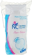 Fragrances, Perfumes, Cosmetics Cotton Pads "Super Delicate. Pure & Soft", 50 pcs - Normal Clinic