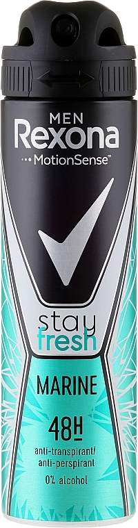 Marine Deodorant Spray - Rexona Men Stay Fresh Marine Dezodorant Spray  — photo N1