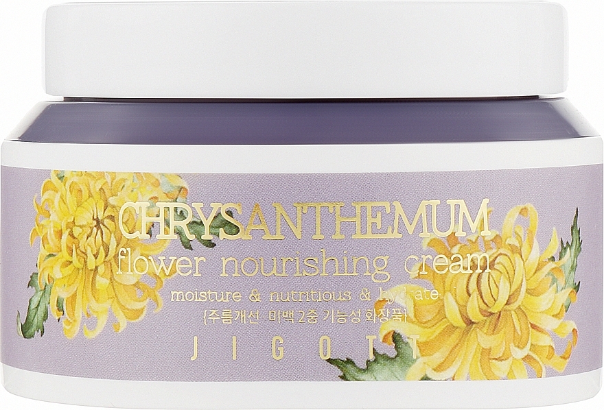 Nourishing Cream with Chrysanthemum Extract - Jigott Flower Chrysanthemum Nourishing Cream — photo N1