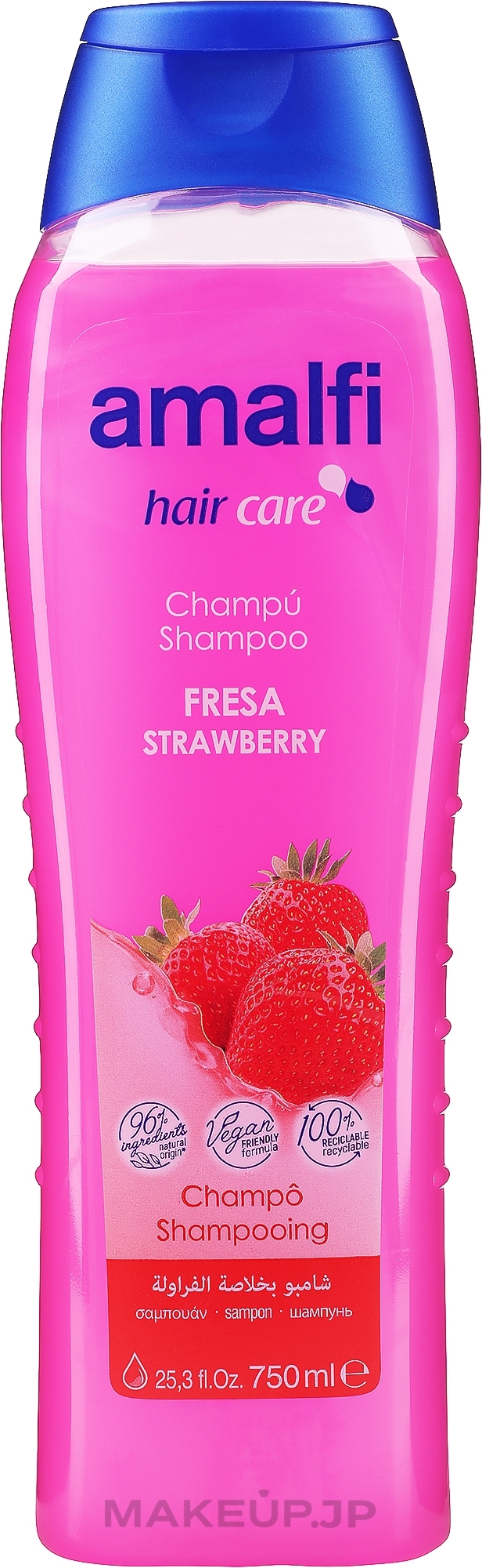 Strawberry Shampoo for Normal Hair - Amalfi Fresa Shampoo — photo 750 ml