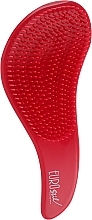 Fragrances, Perfumes, Cosmetics Massage Hair Brush, red - Eurostil Detangler Large Brush Red