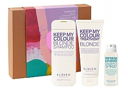 Fragrances, Perfumes, Cosmetics Set - Eleven Australia Blonde Holiday Trio Pack (shampoo/300ml + h/mask/300ml + h/spray/100ml)