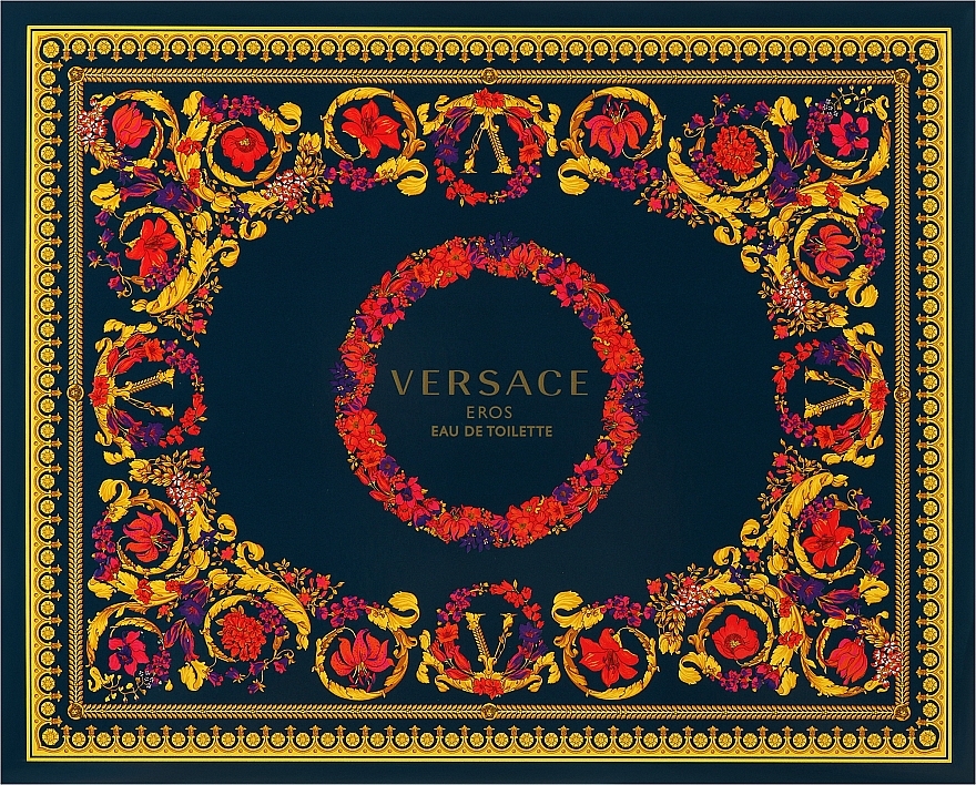 Versace Eros - Set (edt/50ml + ash/balm/50ml + sh/gel/50ml) — photo N1