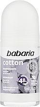 Fragrances, Perfumes, Cosmetics Cotton Extract Deodorant - Babaria Nourishing Roll-On Deodorant Cotton