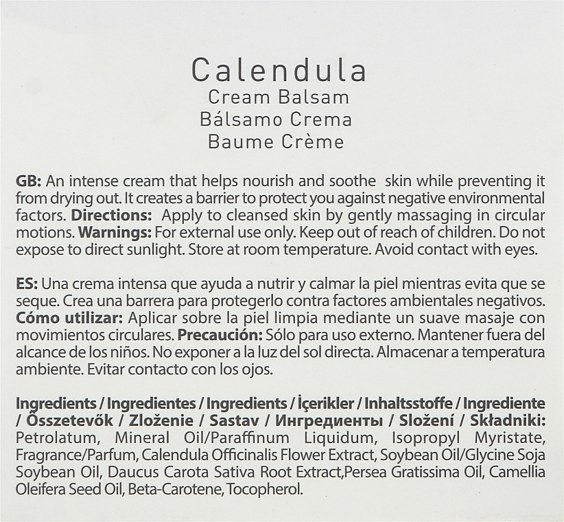 Calendula Cream Balm - Farmasi Dr.C.Tuna Calendula Face Cream — photo N3