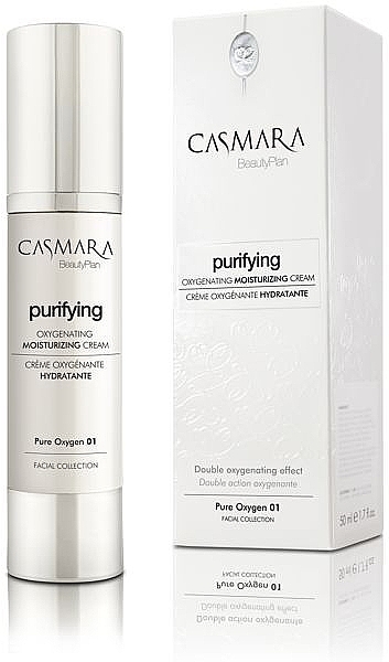 Pure Oxygen 01 Moisturizer - Casmara Pure Oxygen 01 Purifying Oxygenating Moisturizing Cream — photo N1