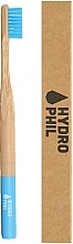 Kids Bamboo Toothbrush, blue - Hydrophil — photo N3