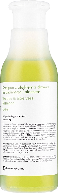 Tea Tree Oil & Aloe Vera Shampoo - Botanicapharma Tee Tree & Aloe Shampoo — photo N1