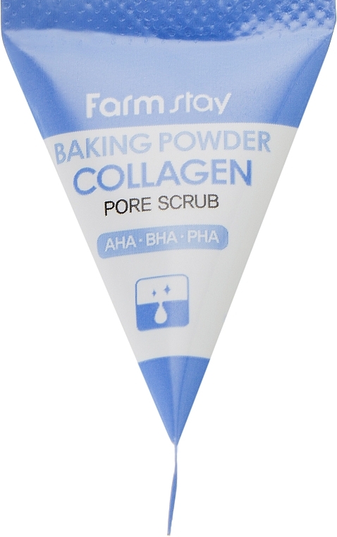 Soda & Collagen Face Scrub - FarmStay Collagen Baking Powder Pore Scrub — photo N2