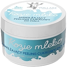 Fragrances, Perfumes, Cosmetics Moisturizing Goat Milk Body Peeling - Vollare Moisturizing Sugar Body Peeling