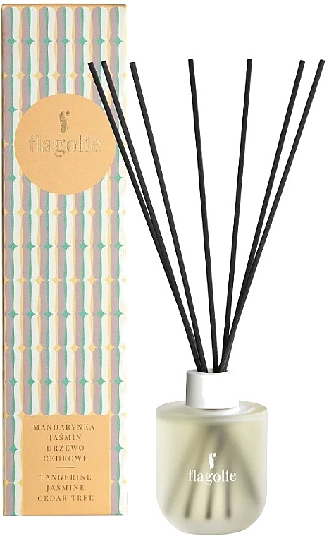 Mandarin, Jasmine & Cedar Wood Fragrance Diffuser - Flagolie Home Perfume — photo N1